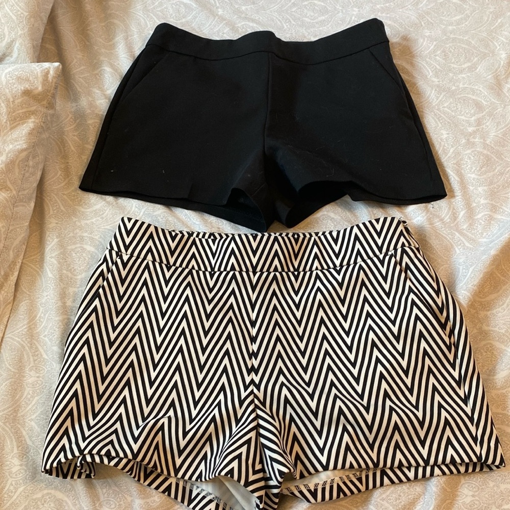 Twp pair of Express shorts. Size 2 waist 24